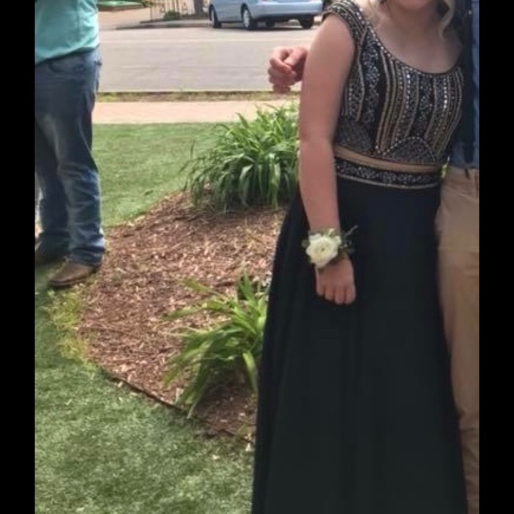 Rachael Allen 2 piece prom dress